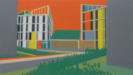 AI image of Andrew Wiles Building