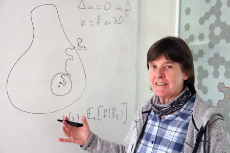 Photo at whiteboard