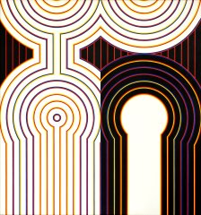 Kathleen Hyndman (1928-2022), Radiate/Glow, 1975, acrylic on canvas, 122 x 114 cm Kathleen Hyndman (1928-2022), Radiate/Glow, 1975, acrylic on canvas, 122 x 114 cm