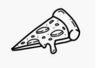 Pizza slice vector Pizza slice vector