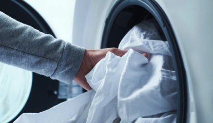 Duvet cover in washing-machine