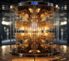 Image of imagined quantum computer