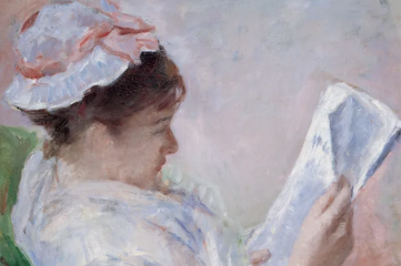 Mary Cassatt, Lydia Reading the Morning Paper (No. 1), 1878-79 Mary Cassatt, Lydia Reading the Morning Paper (No. 1), 1878-79