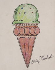 Andy Warhol - Ice Cream Cone Andy Warhol - Ice Cream Cone