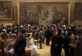 Au Salon des Artistes Français en 1911 - Henri Adolphe Laissement Au Salon des Artistes Français en 1911 - Henri Adolphe Laissement