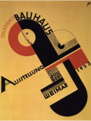 Poster for the Bauhaus Exhibition 1923 designed by Joost Schmidt Poster for the Bauhaus Exhibition 1923 designed by Joost Schmidt