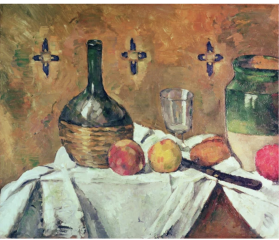 Glass and Fruit, - Paul Cezanne 