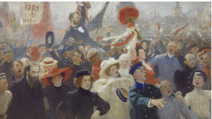 Ilya Repin - Demonstration on October 17, 1905 Ilya Repin - Demonstration on October 17, 1905