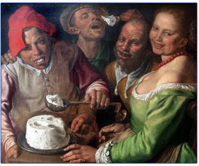 The Ricotta Eaters by Vincenzo Campi The Ricotta Eaters by Vincenzo Campi