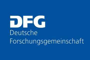 A Mid-blue background with white lettering: 'DFG / Deutsche Forschungsgemeinschaft' A Mid-blue background with white lettering: 'DFG / Deutsche Forschungsgemeinschaft'