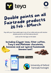 Fairtrade products poster Fairtrade products poster
