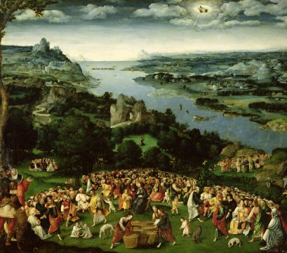 The Feeding of the Five Thousand - Joachim Patenier The Feeding of the Five Thousand - Joachim Patenier