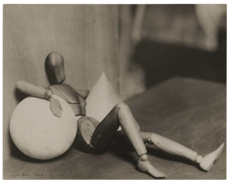 Man Ray: Untitled (Mannequin with Cone and Sphere)
