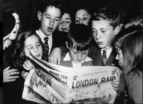 Photo of kids reading comics Photo of kids reading comics