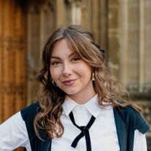 Eleonora in matriculation clothes