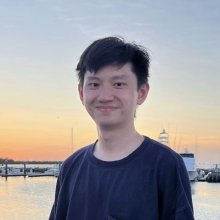 A photo of Michael at a pier during sunset.