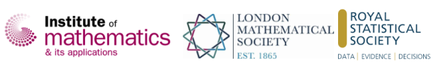 Logos of sponsors - LMS, IMA, RSS 