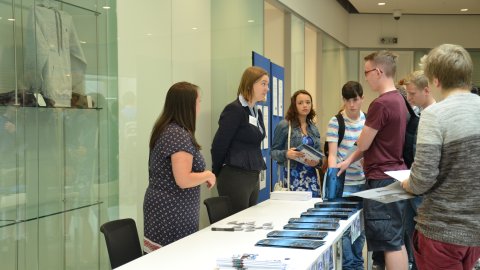 Open day registration desk