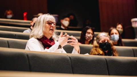 participant in International Women's Day event 2022