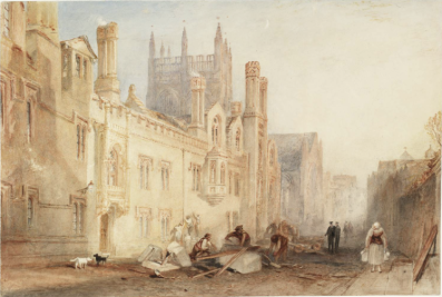 Merton College, Oxford c.1835–8, Joseph Mallord William Turner Merton College, Oxford c.1835–8, Joseph Mallord William Turner