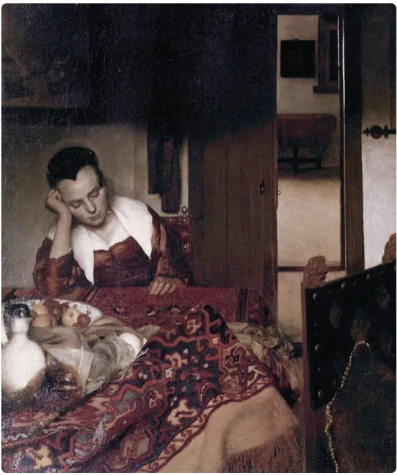 Joannes Vermeer - A Maid Asleep